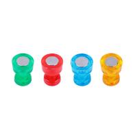 得力（deli） 7821 强磁力磁钉 17mm 混色 (单位:卡)