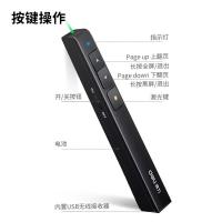 得力（deli） 激光翻页笔 100米演示距离 2802G 142mm*19.2mm*17mm (单位:个) 黑色