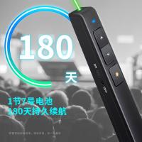 得力（deli） 激光翻页笔 100米演示距离 2802G 142mm*19.2mm*17mm (单位:个) 黑色
