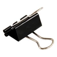 得力（deli） 9544 长尾票夹 25MM 黑色 12个/盒   (单位:盒)