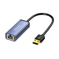 毕亚兹（BIAZE） ZH102 USB百兆网卡转换器 USB2.0转RJ45(单位：个) 灰色