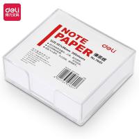 得力（deli） 7601 便签纸 107*96mm 白色 300张/盒（带盒） (单位:盒)