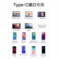 绿联（UGREEN） 50319 转换器 USB3.0接口 6合1 15cm Type-c/HDMI/VGA/USB/网卡 (单位：个) 深空灰