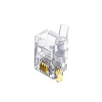 绿联（UGREEN） 80108 电话线水晶头 100个/包 透明色 (单位:包)