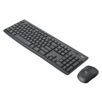 罗技（Logitech） MK295 无线静音键鼠套装 带无线2.4G接收器(单位：套) 黑色