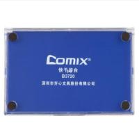 齐心（COMIX） B3720 快干印台 138*80mm 油性印油 12个/盒 120个/箱 (单位：个) 蓝色