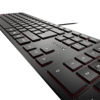 樱桃 KC6000 SLIM 有线薄膜键盘 全键盘 440*130*15mm（单位：个）黑色