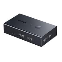 绿联（UGREEN） CM571 KVM切换器2进一出 90478 4K 60Hz HDMI2.0(单位：个)