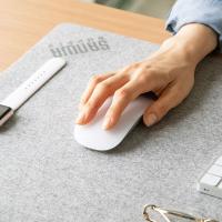 山业 GMPD8GY-FLT-8035 鼠标垫 800*350mm 毛毡 （单位:张） 浅灰色