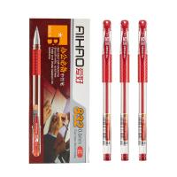 爱好 832 子弹头中性笔 0.5mm 12支/盒(单位：盒) 红色