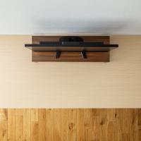 山业 MR-C4M 日式简约显示器增高架 600mm*200mm(单位：个) 深木色