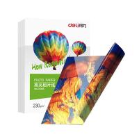 得力（deli） ZX006 相片纸 7寸 230g 100张/盒 (单位：盒)