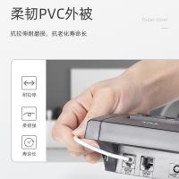 胜为（shengwei） TEC-2100 电话线 单股 4芯*0.4mm 100米（单位：卷）白色