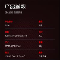 忆捷（EAGET） SU20-128G 优盘 128G USB3.2（单位：个）