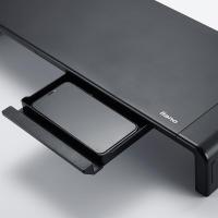 绿巨能（llano） LJN-ZJ023 显示器支架 台面支持高度80mm（单位：个）黑色