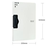 齐心（COMIX）A5381 RAY折页板夹 A4（单位：个）白