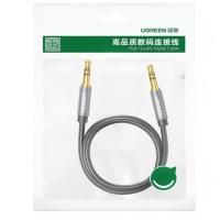 绿联（UGREEN）10734 音视频连接线 1.5M 3.5mm接头 公对公（单位：条）黑色