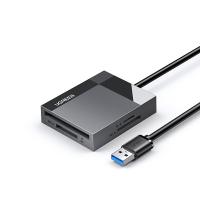 绿联（UGREEN）USB+Type-C3.0多功能合一读卡器 支持SD/TF/CF/MS同读 线长0.5m（单位:个）