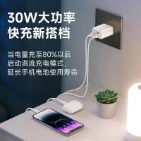 品胜（PISEN） FYD-DQ-06 快充充电器 30W Max 28.3mm*44.3mm*68mm(含插脚)（单位：个）白色