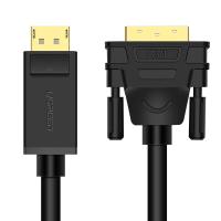 绿联（UGREEN） 10242 DP转DVI线 1米 黑色 (单位:根)