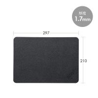 山业 MPD-C6BK PU皮革鼠标垫 小号 297*210*1.7mm （单位：个） 黑色