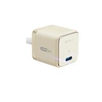 公牛（BULL） GNV-AF130P 氮化镓系列USB充电器 30W(单位：个) 香草白