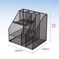 齐心（COMIX） B2076 金属资料架 285*230*270mm (单位：个)