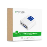 绿联（UGREEN） 40224 VGA母转HDMI母线转换器 分辨率1080P(单位：个) 白色