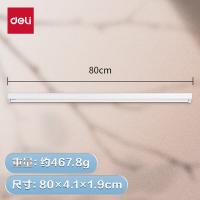 得力（deli） TP108 夹单器 80*4.1*1.9cm 1根/盒 （单位:盒） 银白