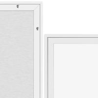 得力（deli）白板900*1500mm磁性教学会议挂式白板 7846 含白板擦 白板笔 磁钉（单位：块）白色