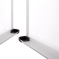 得力（deli）白板900*1500mm磁性教学会议挂式白板 7846 含白板擦 白板笔 磁钉（单位：块）白色