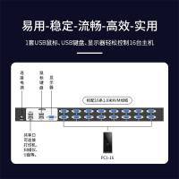 胜为（shengwei） KS-316A 16口VGA机架式KVM切换器 16进1出 1920*1440/60Hz 频宽500MHZ （单位：台)