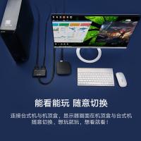 绿联（UGREEN） 30711 VGA切换器 2进1出 黑色 (单位:个)