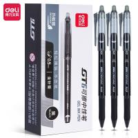 得力（deli） GT6 可擦中性笔 签字笔 0.5mm，12支 黑色（单位：盒）