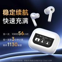 爱国者（aigo） T23（智能版） 真无线蓝牙耳机 触屏  充电仓电池3.7V  300mAh耳机本体电池3.7V 38mAh*2 (单位:副) 白色
