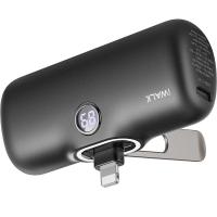 爱沃可（iWALK） LPS001L 便携支架版胶囊充电宝 5000mAh lightning接口 （单位：个） 黑色
