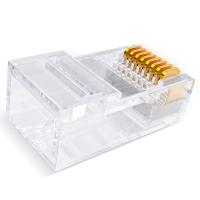 胜为（shengwei）  RCA-3100 六类水晶头 千兆纯铜50U镀金接头 两件式RJ45电脑非屏蔽网络8P8C连接头 100个/盒（单位：盒）
