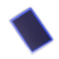 得力（deli）快干印台长137mm宽88mm方形快干印台印泥 清晰印记 财务用品 办公用品 9864（单位：个）蓝色