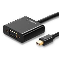 绿联（UGREEN） 10459 转换器 Mini DP转VGA 黑色 (单位:个)