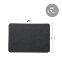 山业 MPD-C6BK 皮革鼠标垫 297*210mm(单位：个) 黑色