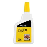 得力（deli）68601 手工白胶 80ml 1瓶（单位：瓶）白色