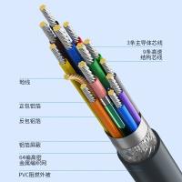 胜为（shengwei） VC-6050 3+9VGA阻燃高清连接线 5米 （单位：条) 蓝黑