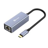 毕亚兹（BIAZE） KZ14 Type-C2.5G外置网卡 RJ45(单位：个) 深空灰