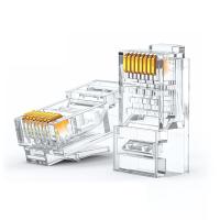 胜为（shengwei） RC-5100 六类非屏蔽水晶头 100个/包(单位：包) 透明