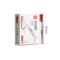 得力（deli）SK103 白板笔 3.2mm 10支/盒 （单位：盒）红