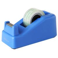 得力（deli）811 胶带座 60mm*120mm*50mm 1只（单位：只）蓝色