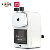 得力（deli） 0620 削笔机 手摇式 捏耳进笔 74x74x126mm （单位:个） 白色