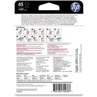 惠普（HP） 45（51645AA） 原装墨盒 打印页数：930页（单位：支）（适用机型：HP Deskjet 710c/830c/850c/870cxi）黑色