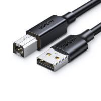 绿联（UGREEN） US104 USB2.0打印线 1米  (单位：根 )黑色