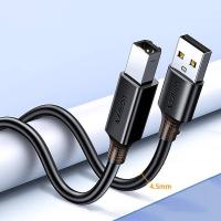 绿联（UGREEN） US104 USB2.0打印线 1米  (单位：根 )黑色
